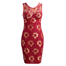 bodycon dress women cocktail sexy club dress lace up crochet sleeveless party dress black red blue J4U66