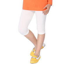 Candy Color Kids Baby Girls Cotton Leggings Pants Children Cropped Capris J4U66