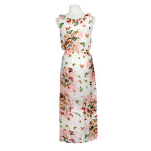 Dress Sexy Print O-neck Sleeveless Women Boho Long Maxi Dress Evening Party Beach Dresses Chiffon Dress Vestidos J4U66