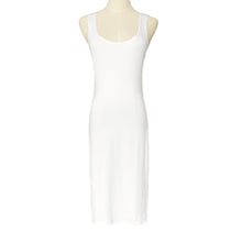 dress women bodycon dress o neck sleeveless back split knee length robe sexy bandage party dress vestidos white J4U66