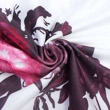 Dress Women Clothes Half Sleeve Printed One Shoulder Slim Elegant Club Party Dress J4U66