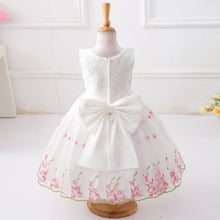 New Lace Vest Girl Dress Baby Girl Princess Dress 3-12 Age Chlidren Clothes Kids Party Costume Ball Gown White PY2 J4U66