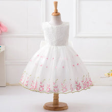 New Lace Vest Girl Dress Baby Girl Princess Dress 3-12 Age Chlidren Clothes Kids Party Costume Ball Gown White PY2 J4U66