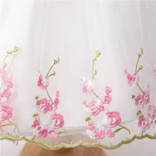 New Lace Vest Girl Dress Baby Girl Princess Dress 3-12 Age Chlidren Clothes Kids Party Costume Ball Gown White PY2 J4U66