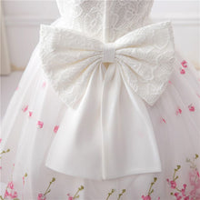 New Lace Vest Girl Dress Baby Girl Princess Dress 3-12 Age Chlidren Clothes Kids Party Costume Ball Gown White PY2 J4U66