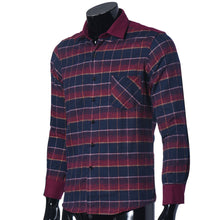 Men'S Plaid Shirts Luxury Slim Long Sleeve Formal Business Fashion Dress Warm Shirts Homme Tee Shirts J4U66