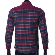 Men'S Plaid Shirts Luxury Slim Long Sleeve Formal Business Fashion Dress Warm Shirts Homme Tee Shirts J4U66