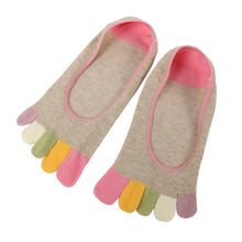 New Womens Socks Cotton Meias Five Finger Socks Casual Breathable Calcetines Toe Socks J4U66