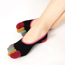 New Womens Socks Cotton Meias Five Finger Socks Casual Breathable Calcetines Toe Socks J4U66