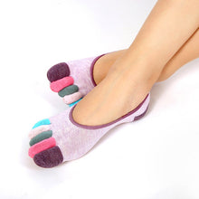 New Womens Socks Cotton Meias Five Finger Socks Casual Breathable Calcetines Toe Socks J4U66