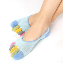 New Womens Socks Cotton Meias Five Finger Socks Casual Breathable Calcetines Toe Socks J4U66