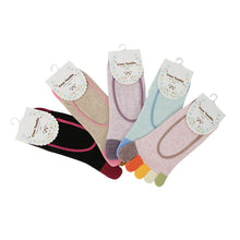 New Womens Socks Cotton Meias Five Finger Socks Casual Breathable Calcetines Toe Socks J4U66