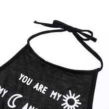 sexy women blackless crop tops sleeveless casual letter printed haltercamis vest dance tops plus size blusas J4U66