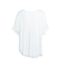 style women casual t-shirts sexy deep v neck print beach wear loose beachwear tee shirt women tops blusas white J4U66