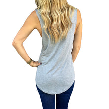 t-shirts women t-shirts letter print casual gray sleeveless basic women tops blusas tee shirt femme J4U66