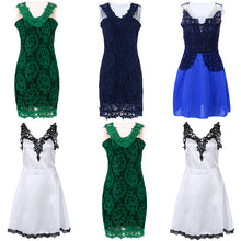 Women's Bodycon Casual Party Cocktail Lace Short Mini Dress S-XXL J4U66