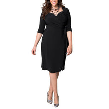 Women's Oversized Dress Long Sleeve Dress Cocktail Party Dress Plus Size J4U66