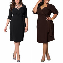 Women's Oversized Dress Long Sleeve Dress Cocktail Party Dress Plus Size J4U66