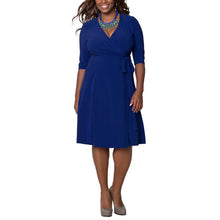 Women's Oversized Dress Long Sleeve Dress Cocktail Party Dress Plus Size J4U66