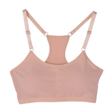 Women underwear padded strength solid spandex cotton Bra LE2 J4U66
