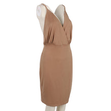 Super Sexy Backless Package Hip Bandage Dress Low-Cut Deep V-neck Tight Harness Nightclub Party Dress Bodycon J4U66