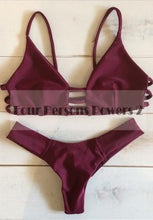 swimsuit brazilian high collar printing sexy bandage beach swimwear wear bathing suit bikinis set maillot de bain J4U66