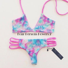 swimsuit brazilian high collar printing sexy bandage beach swimwear wear bathing suit bikinis set maillot de bain J4U66