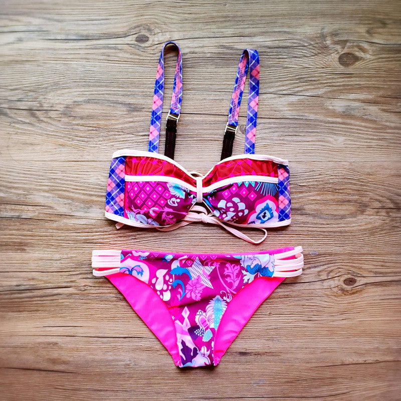 swimwear bikini push up bikini brazilian sexy bandage beach swimwear ladies swimsuit bathing suit maillot de bain J4U66