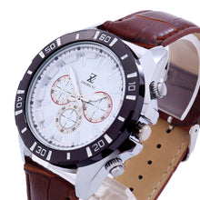 Watch Luxury Fashion Men Watches Stainless Steel Analog Leather Quartz Wristwatch Men Watch relogio masculino J4U66