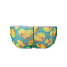 transparent mens sexy underwear duck print gay men underpant nylon brief sheer mesh u convex pouch elastic waist slip homme J4U66