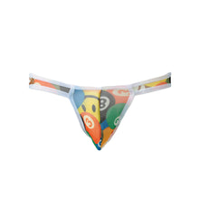 transparent mens sexy underwear duck print gay men underpant nylon brief sheer mesh u convex pouch elastic waist slip homme J4U66
