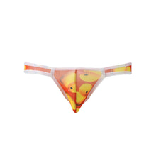 transparent mens sexy underwear duck print gay men underpant nylon brief sheer mesh u convex pouch elastic waist slip homme J4U66