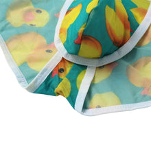 transparent mens sexy underwear duck print gay men underpant nylon brief sheer mesh u convex pouch elastic waist slip homme J4U66