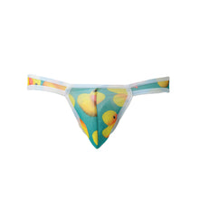 transparent mens sexy underwear duck print gay men underpant nylon brief sheer mesh u convex pouch elastic waist slip homme J4U66