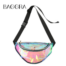 transparent women belt bags hip bag ladies famous waist pack bags zipper shoulder bag waist pouch bolsa feminina J4U66