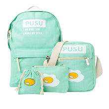trendy casual canvas backpacks women school bags for teenage girls letter printing backpack shoulder bags mochila J4U66