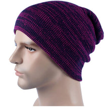 Unisex Fashion Beanies Hats for Women Men Warm Knitted Wool Cap Bonnet Femme J4U66