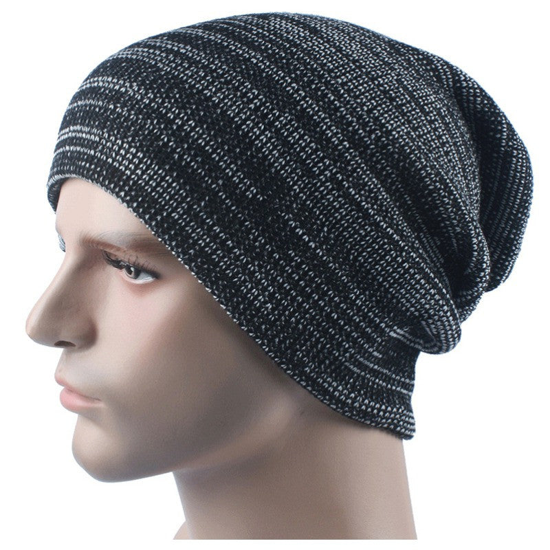 Unisex Fashion Beanies Hats for Women Men Warm Knitted Wool Cap Bonnet Femme J4U66