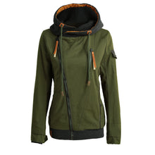 warm casual women hoodies zipper long sleeve top for zipper jacket with hood coat moletom feminino J4U66