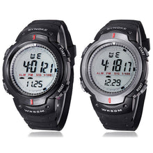 Waterproof Outdoor Sport Men Digital LED Quartz Alarm Date Wrist Watch  J4U66