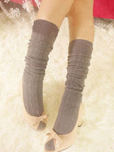 Fashion Women Socks Cotton Women Knit Over Knee Thigh Spiral Pattern High Boot Socks  J4U66