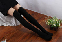Fashion Women Socks Cotton Women Knit Over Knee Thigh Spiral Pattern High Boot Socks  J4U66