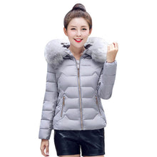 Jacket Coat Slim Thickening Down Parkas Cotton-padded Jacket Outerwear Clothes J4U66