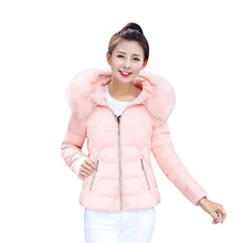 Jacket Coat Slim Thickening Down Parkas Cotton-padded Jacket Outerwear Clothes J4U66