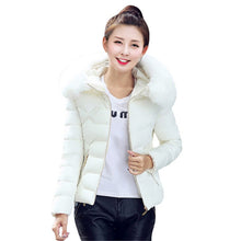 jacket coat women slim thickening down parkas cotton padded jacket outerwearclothes J4U66