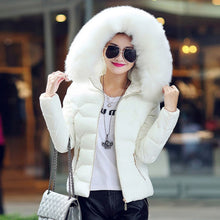 Jacket Coat Slim Thickening Down Parkas Cotton-padded Jacket Outerwear Clothes J4U66