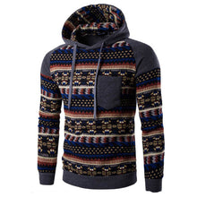 Jacket Men Cotton Retro Long Sleeve Hoodie Hooded Sweatshirt Tops Jacket Coat Outwear ClothingPlus Size J4U66