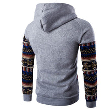 Jacket Men Cotton Retro Long Sleeve Hoodie Hooded Sweatshirt Tops Jacket Coat Outwear ClothingPlus Size J4U66