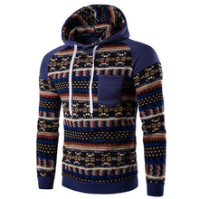 Jacket Men Cotton Retro Long Sleeve Hoodie Hooded Sweatshirt Tops Jacket Coat Outwear ClothingPlus Size J4U66