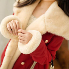 Warm Double-Breasted Wool Blend Jacket Woman Clothes Solid Long Slim Plus Size Women's Jackets And Coats J4U66
